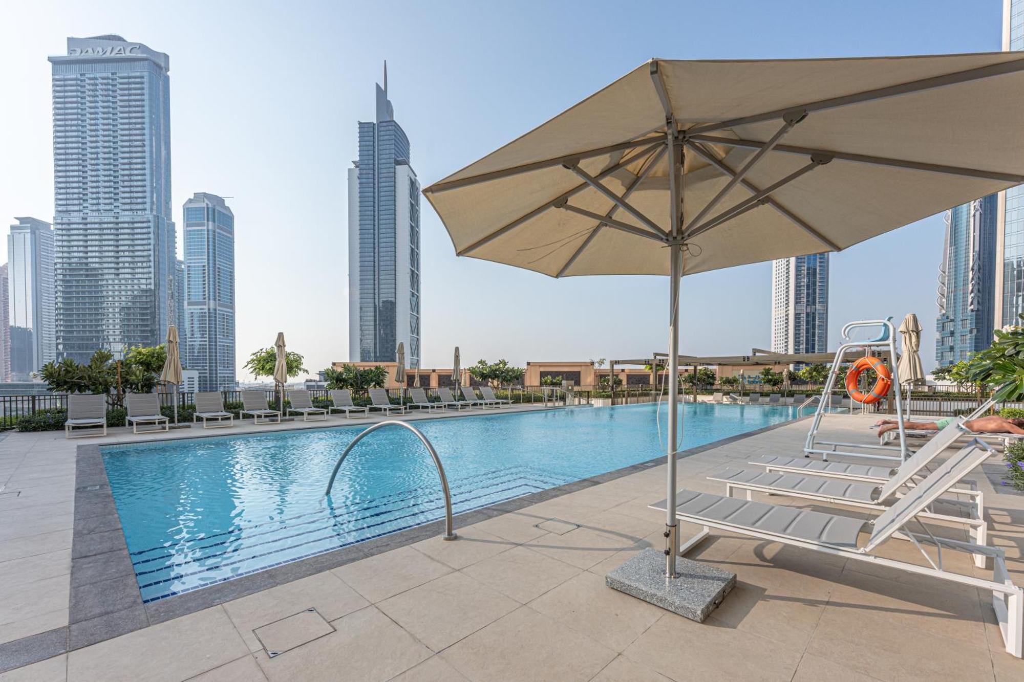 Stayis - 1 Bedroom Stunning View Of Burj Khalifa Дубай Екстериор снимка