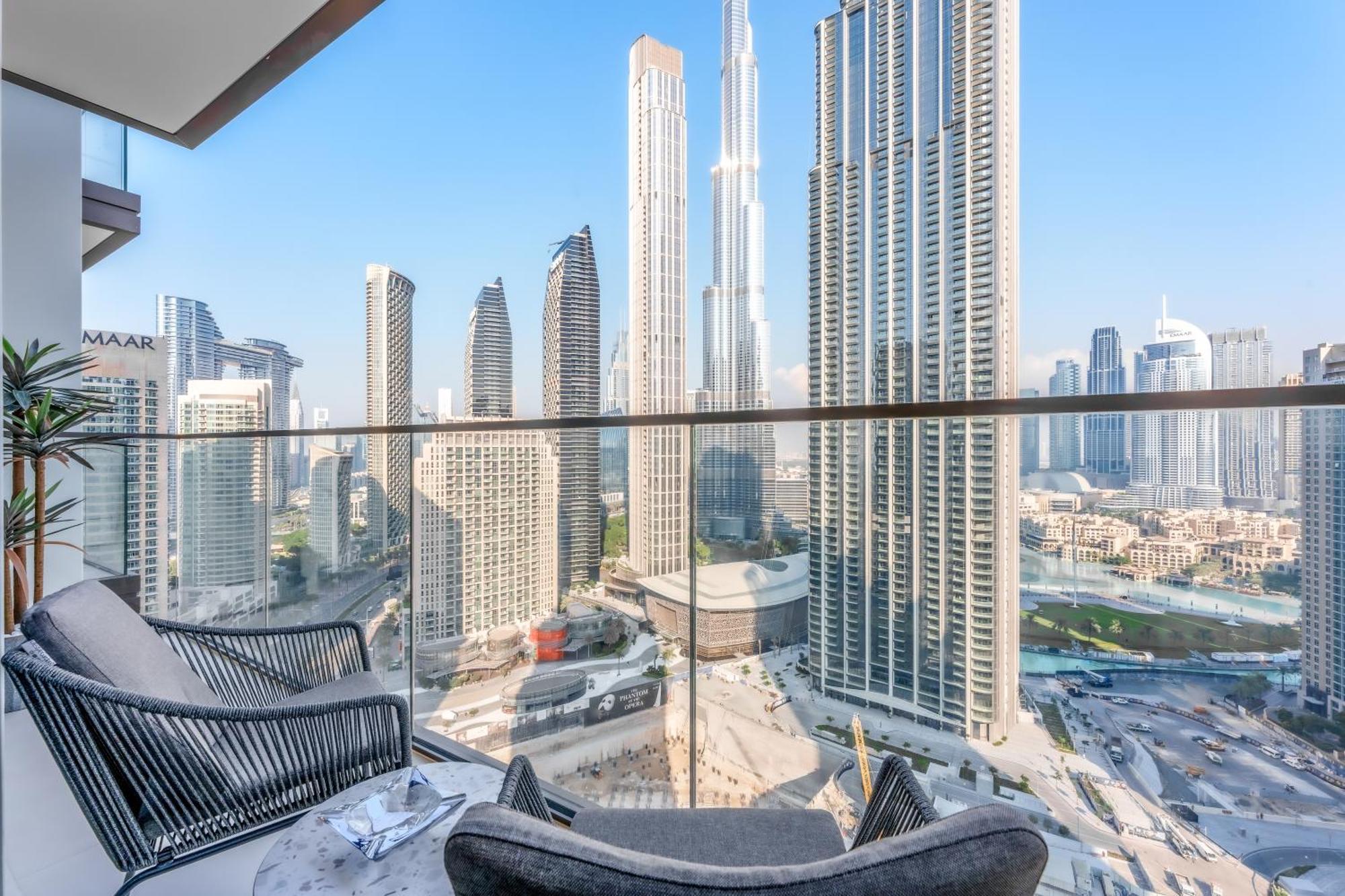 Stayis - 1 Bedroom Stunning View Of Burj Khalifa Дубай Екстериор снимка